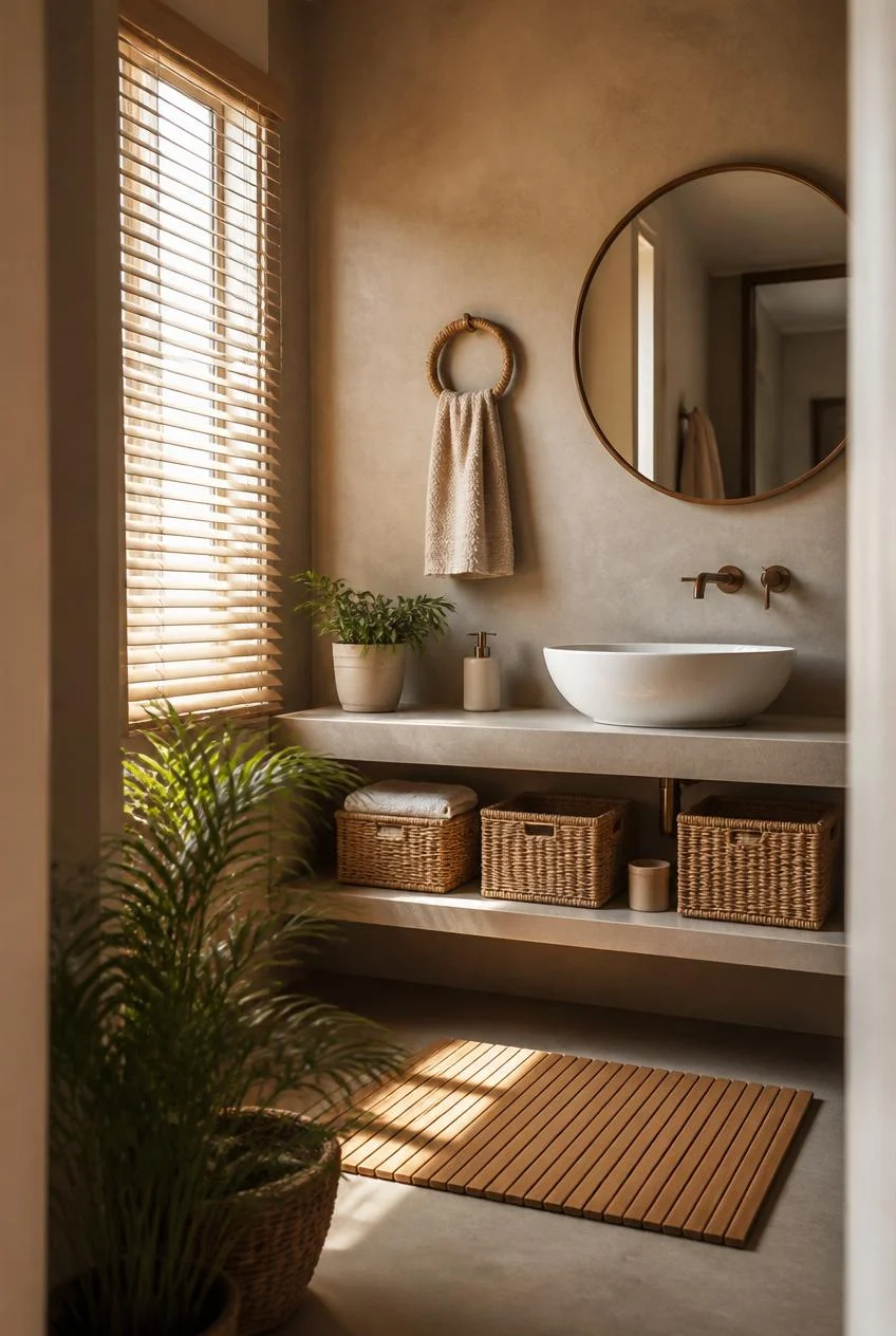 Rattan and Woven Accessories for Organic Texture