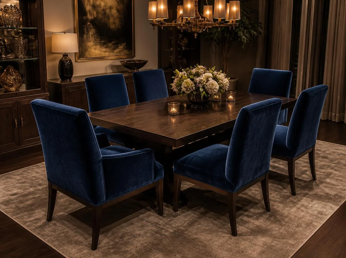 Select Upholstered Dining Chairs for Comfort and Luxury