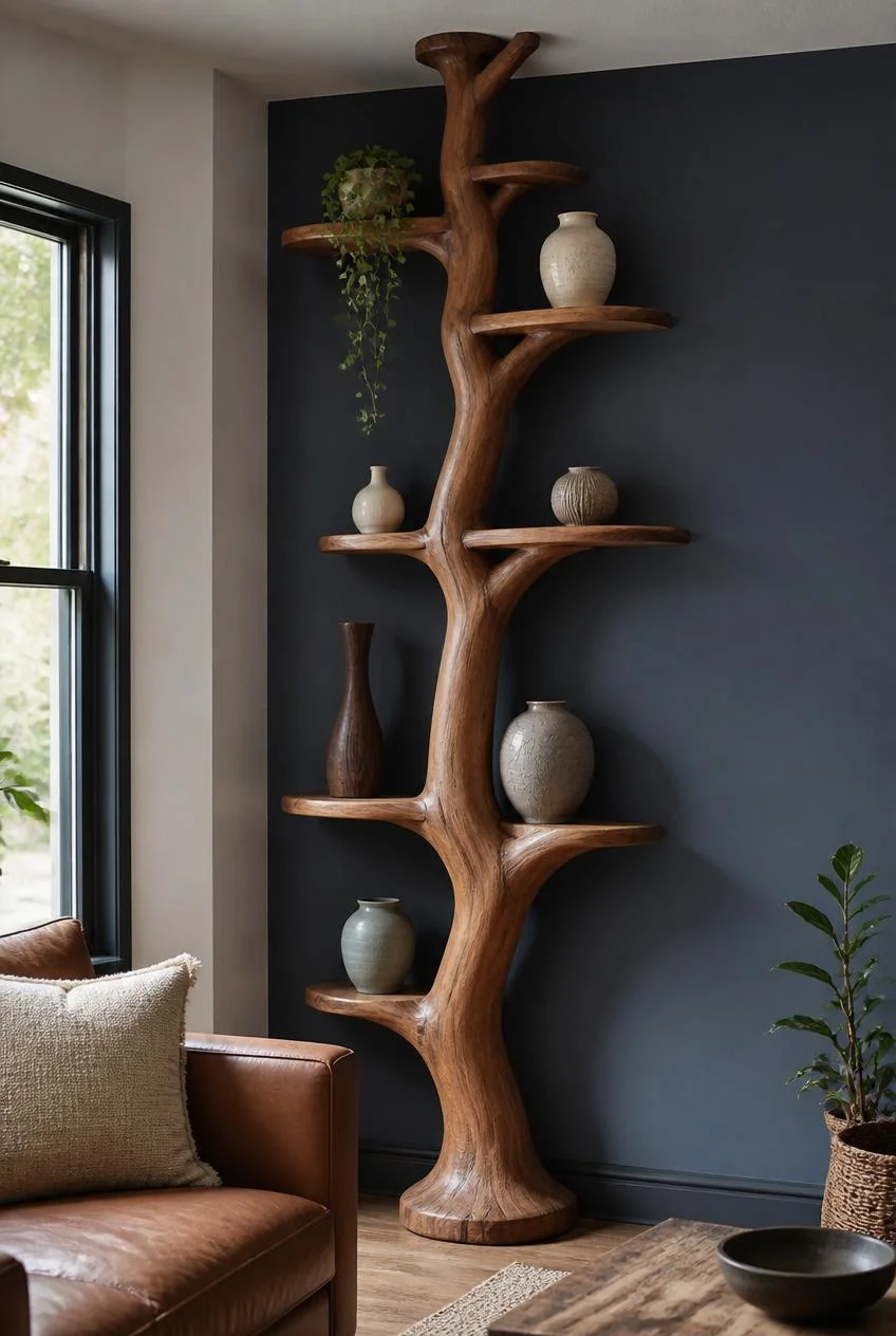 Single Tree Branch Corner Floor Unit