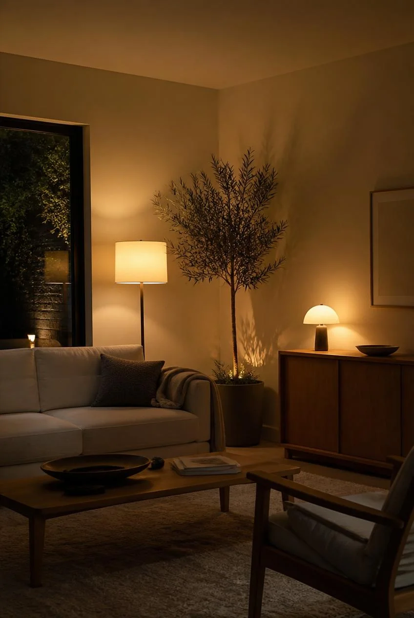 Thoughtful Lighting That Shifts the Room's Mood