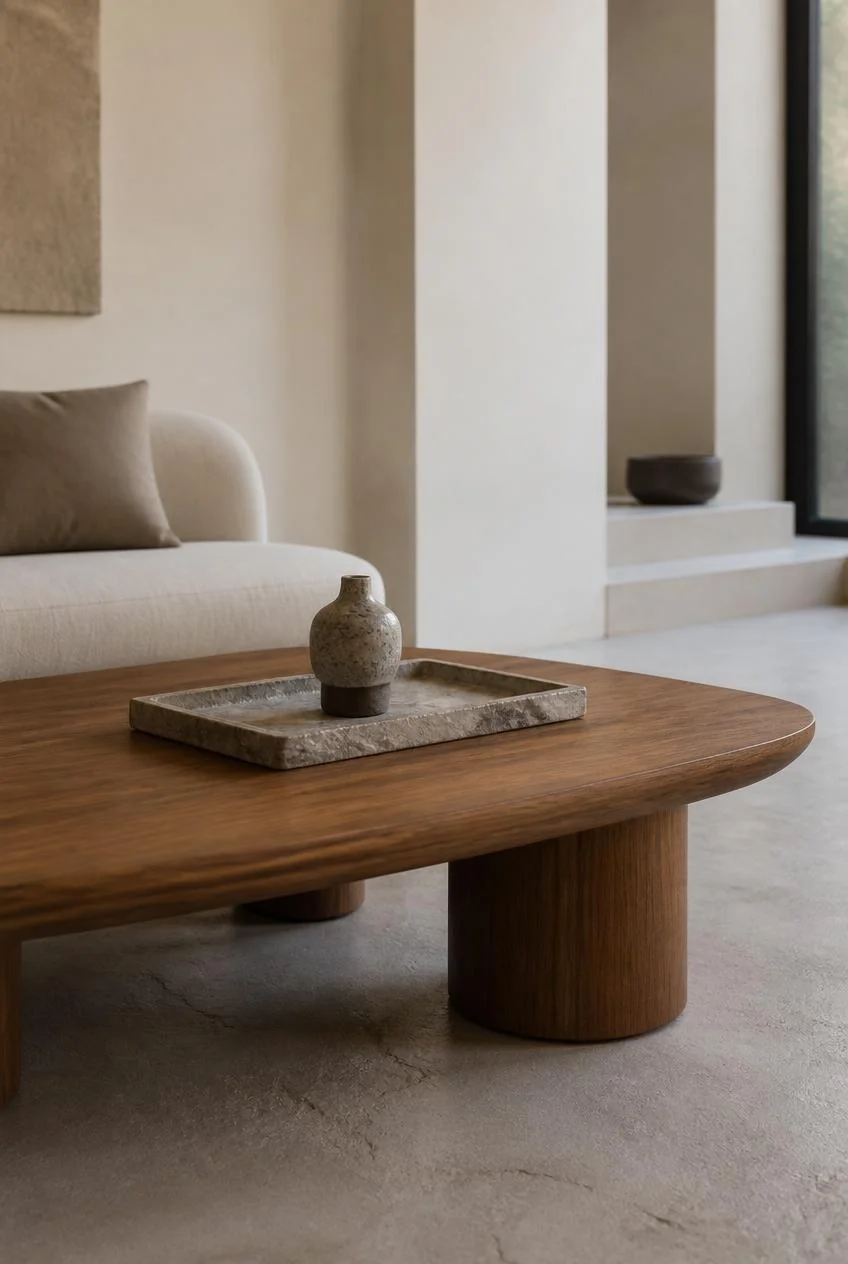 A Curated Coffee Table With Only Two Objects