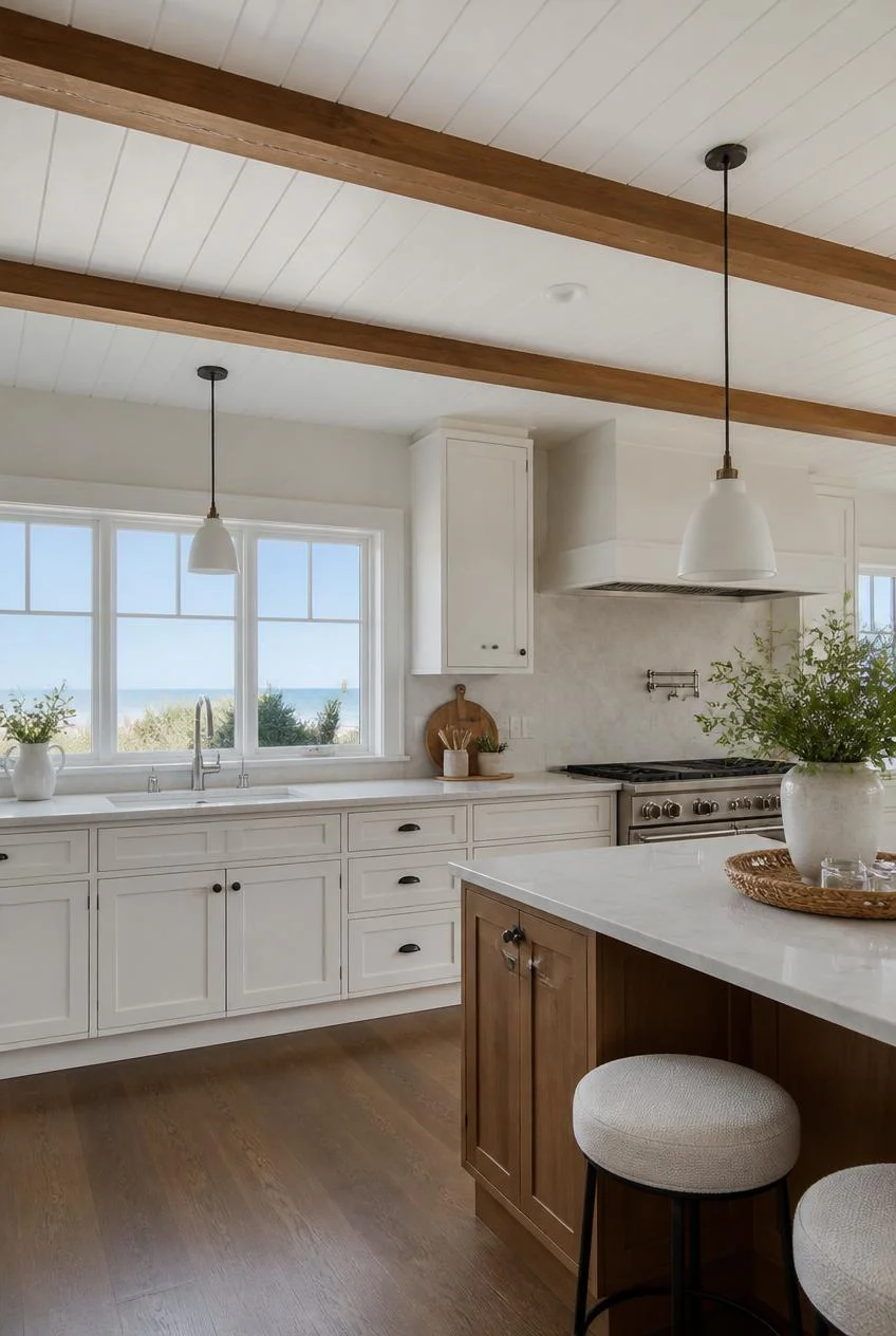 A Shiplap Ceiling for Unexpected Overhead Warmth