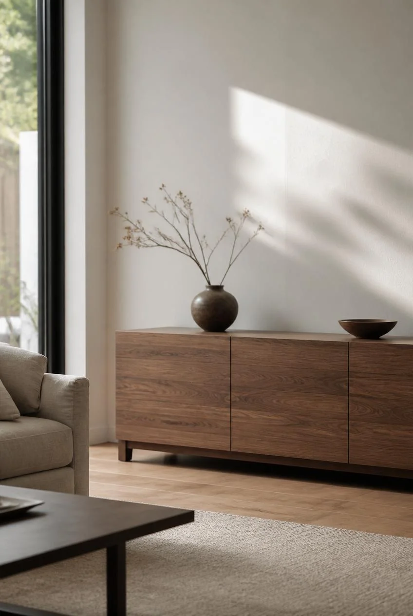 A Slim Sideboard for Concealed Storage