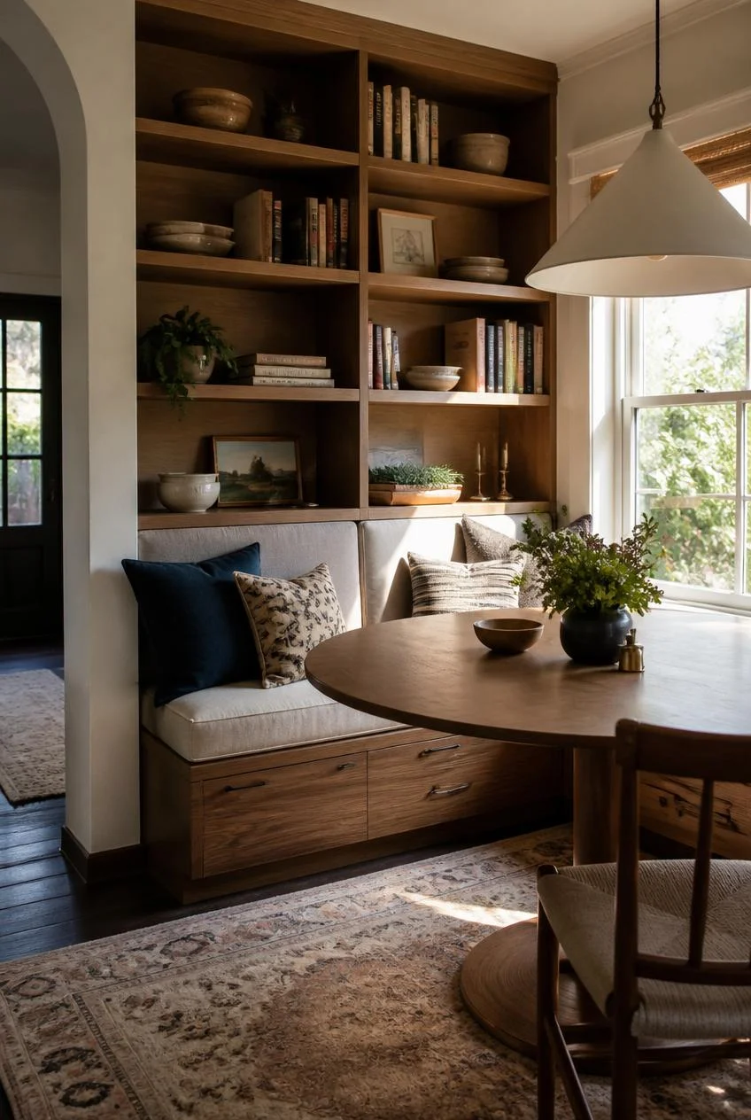 Built In Nooks and China Hutches