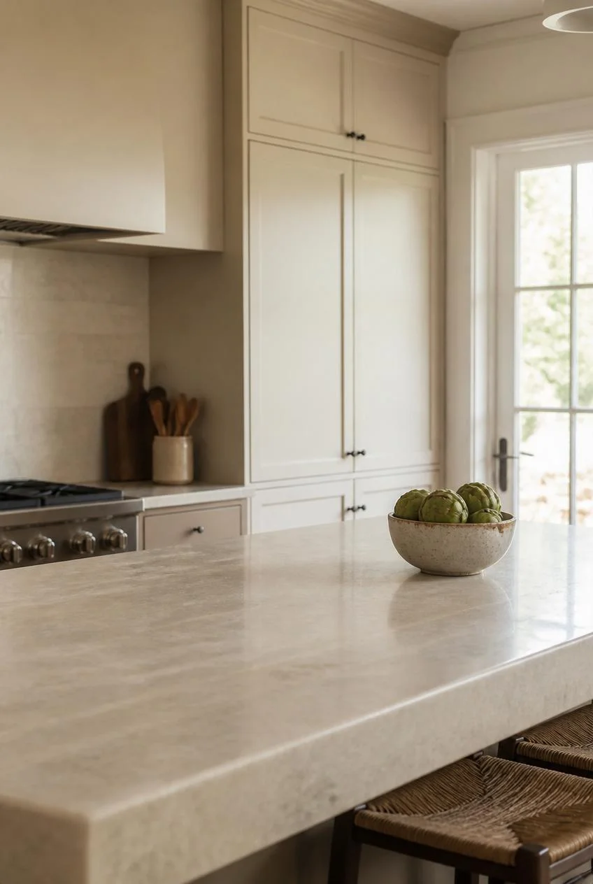 Clear Countertops With One Intentional Object