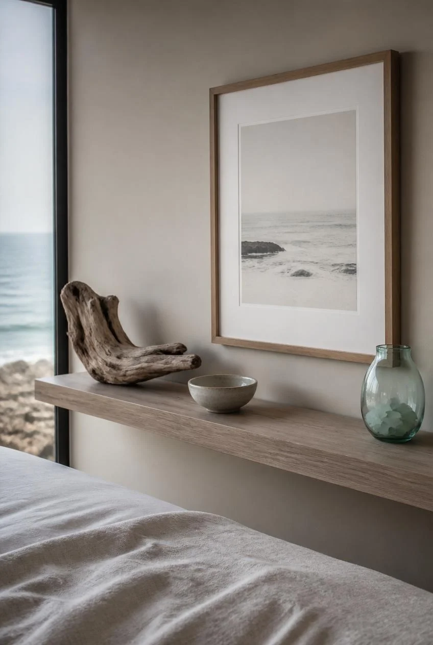 Coastal Gallery Moments Using Natural Objects