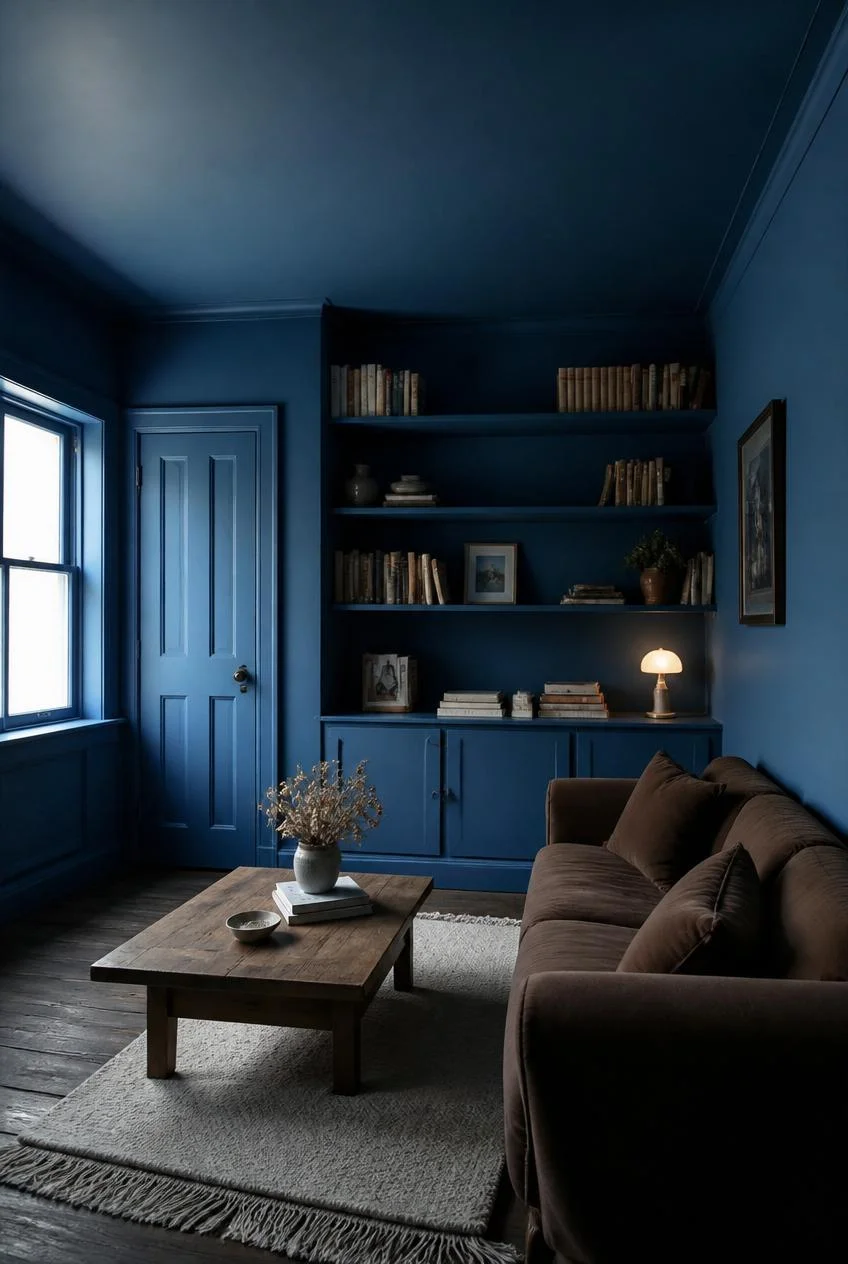 Color Drenched Ceiling and Trim