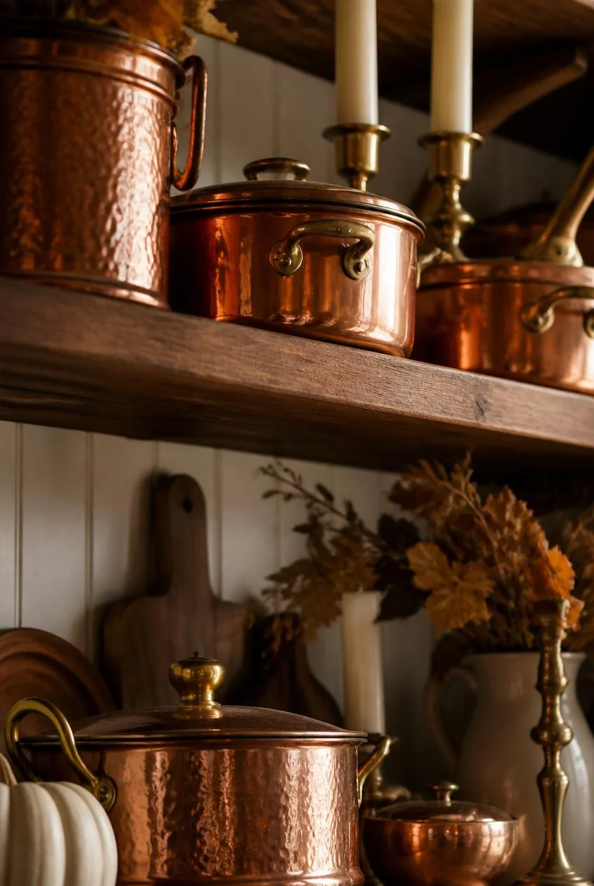 Copper and Brass Metallic Touches
