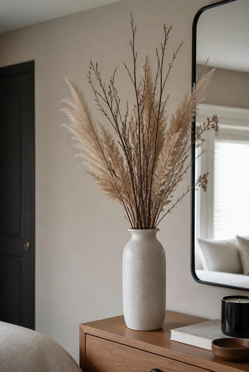 Dried Branch and Pampas Grass Arrangements