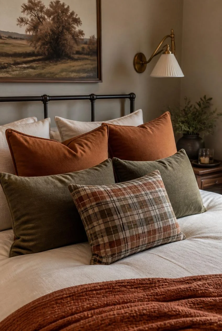 Earth Tone Throw Pillow Mix