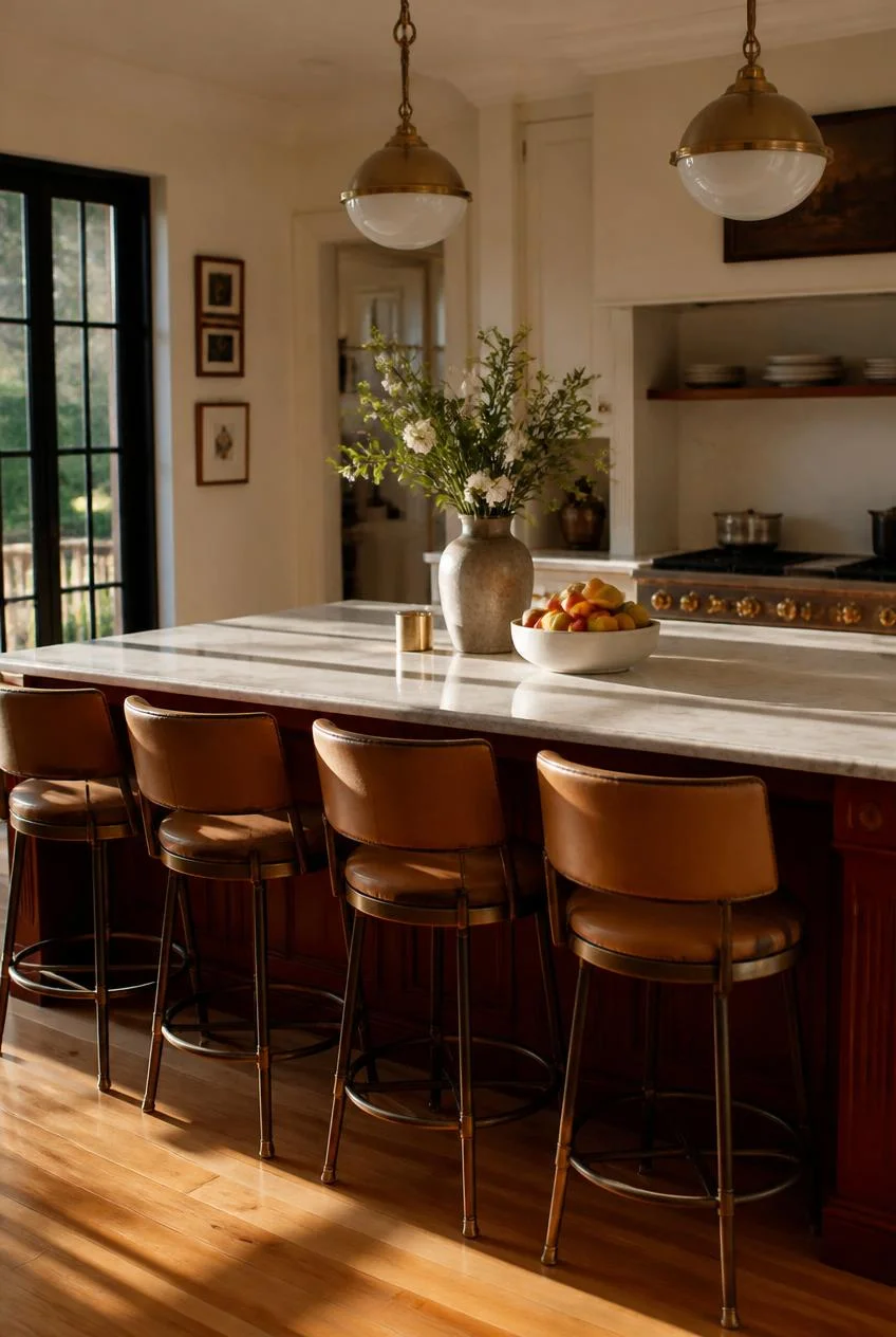 Kitchen Island as the Gathering Hub
