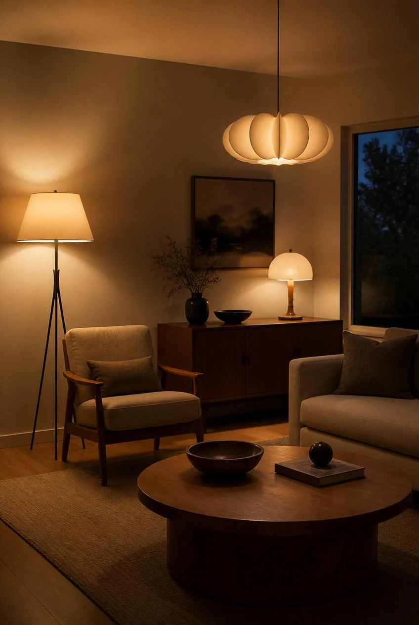 Layered Lighting From Three Distinct Sources