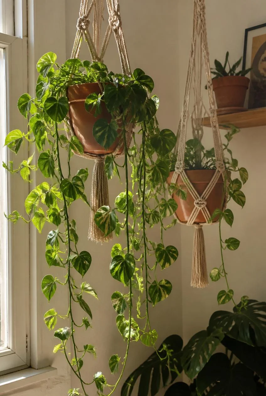 Macrame Hanging Planters for a Boho Touch