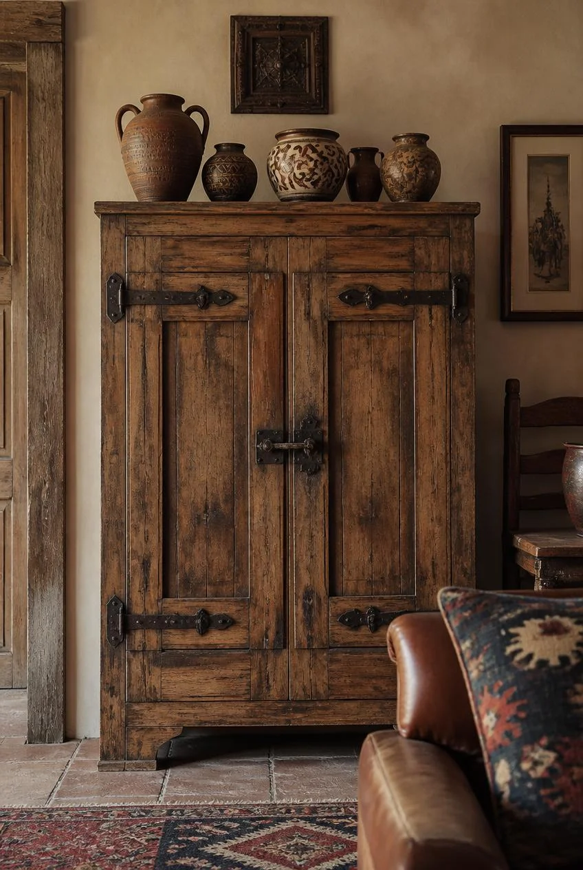 Rustic Wooden Dressers and Cabinets