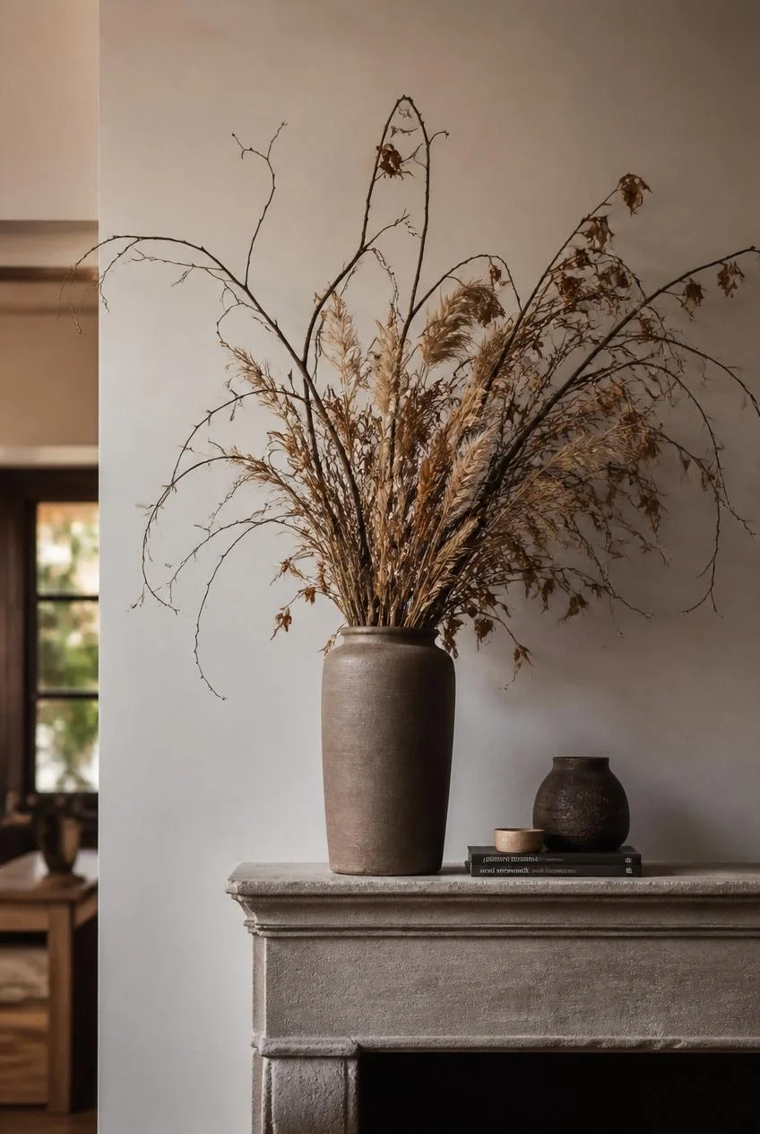 Seasonal Greenery and Branch Arrangements