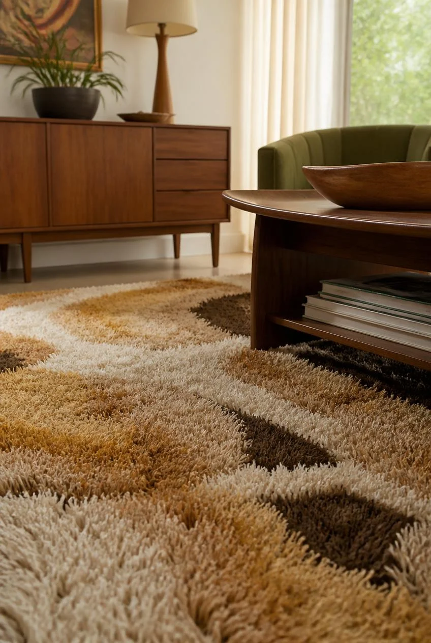 Shaggy Area Rug or Faux Fur Accents