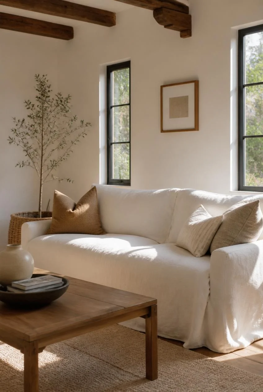 Slipcovered Furniture for Relaxed Elegance