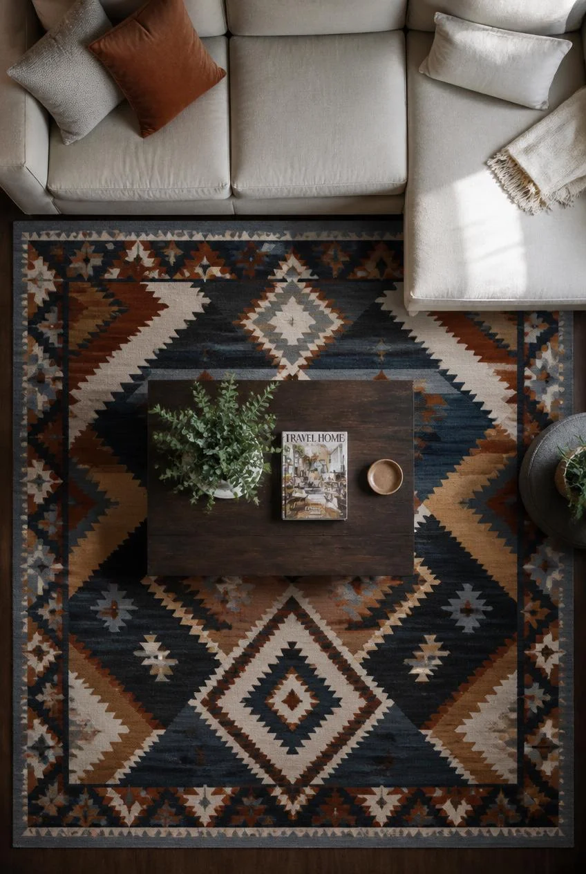 Statement Patterned Area Rug