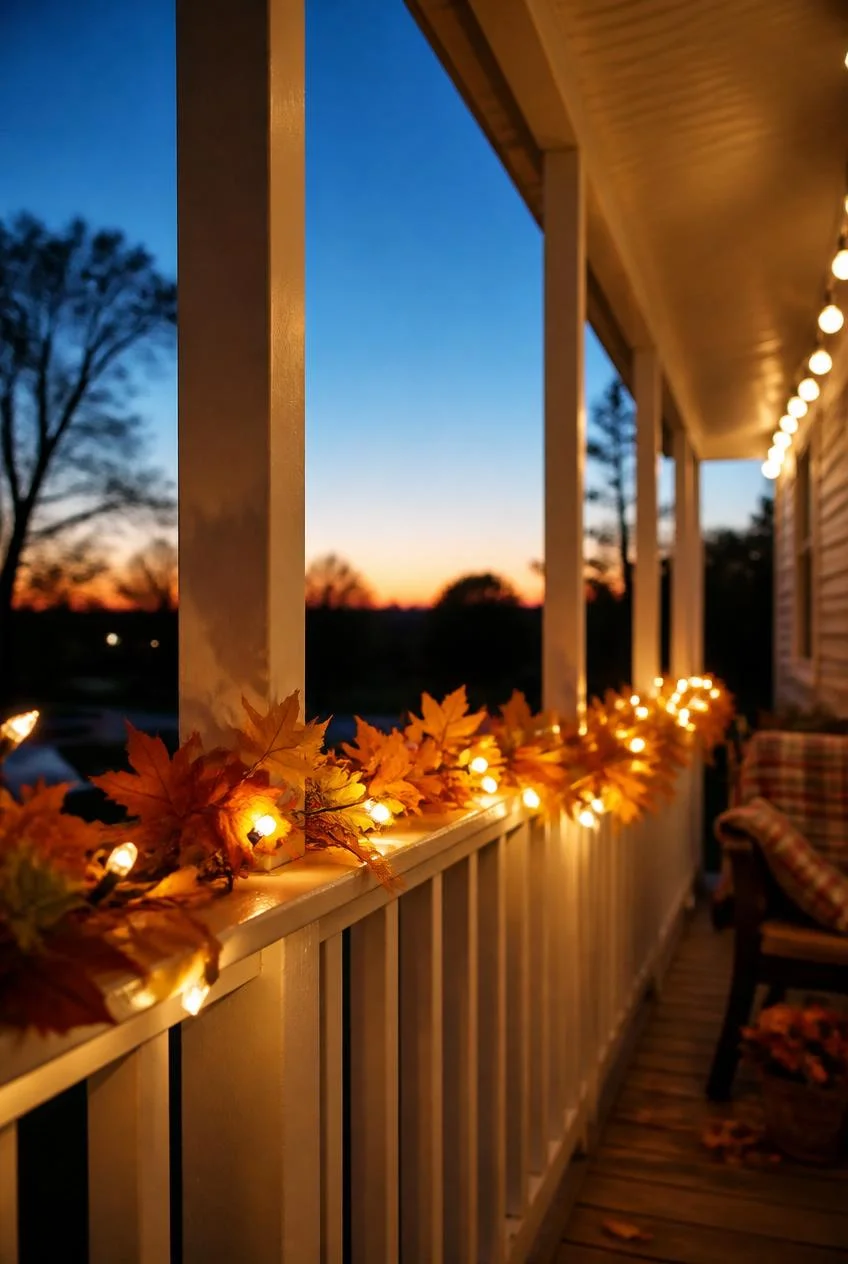 String Lights and Hanging Garland
