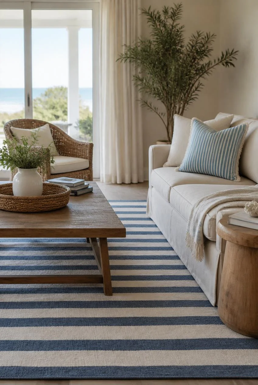 Stripe Patterns in Coastal Textiles
