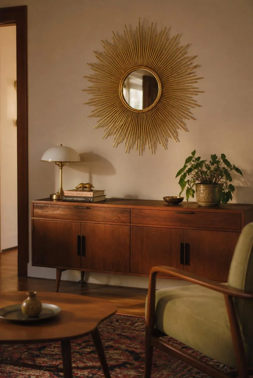 Sunburst Mirror as a Statement Piece