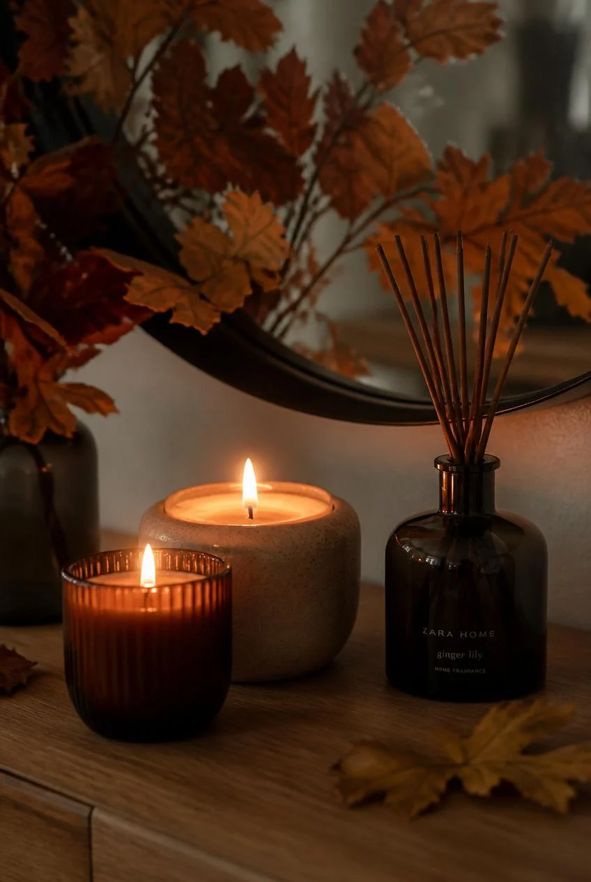 Warm Spiced Candles and Diffusers