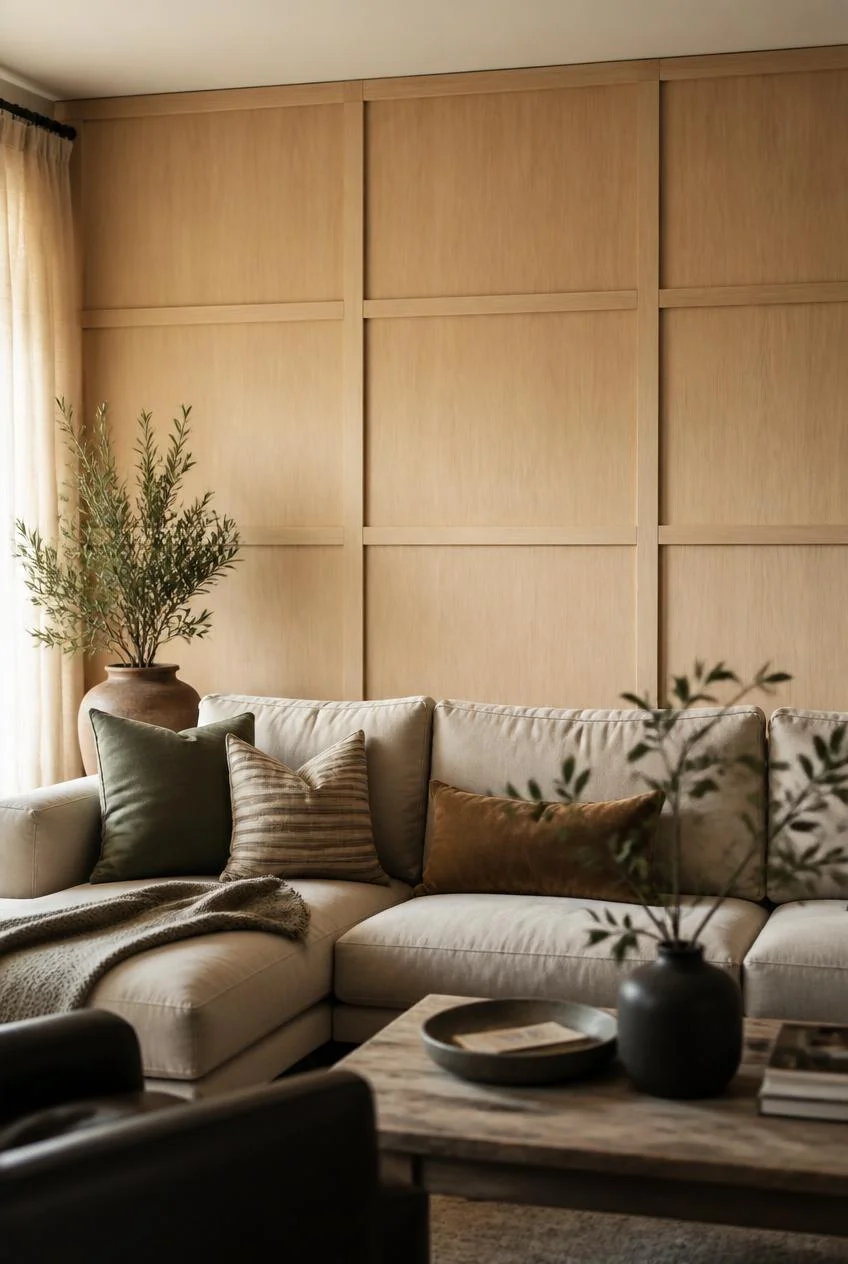 Wood Paneled Accent Wall