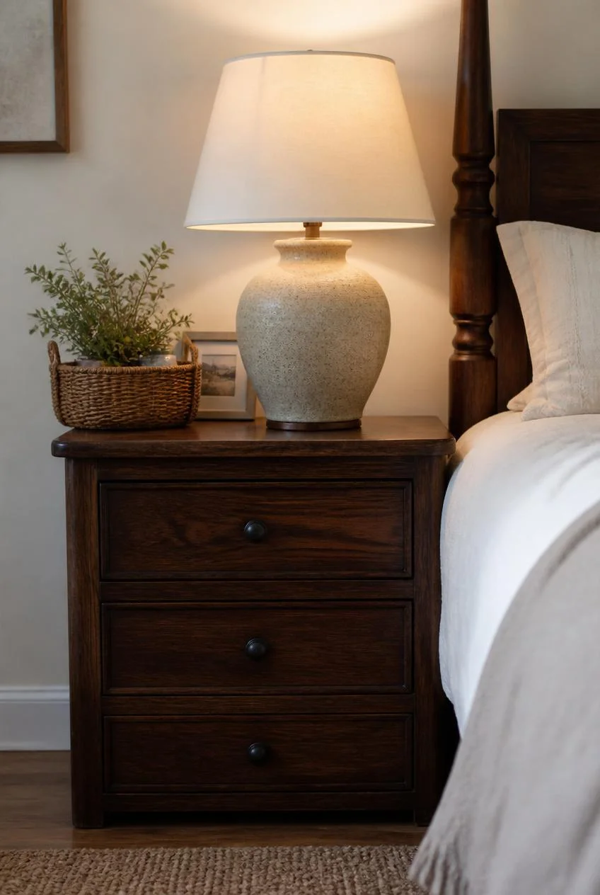 Wooden Nightstands and Natural Texture Furniture