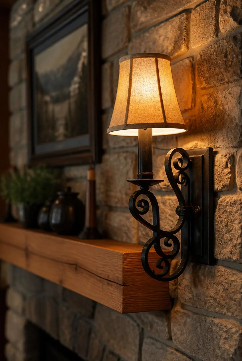 Wrought Iron Light Fixtures and Sconces