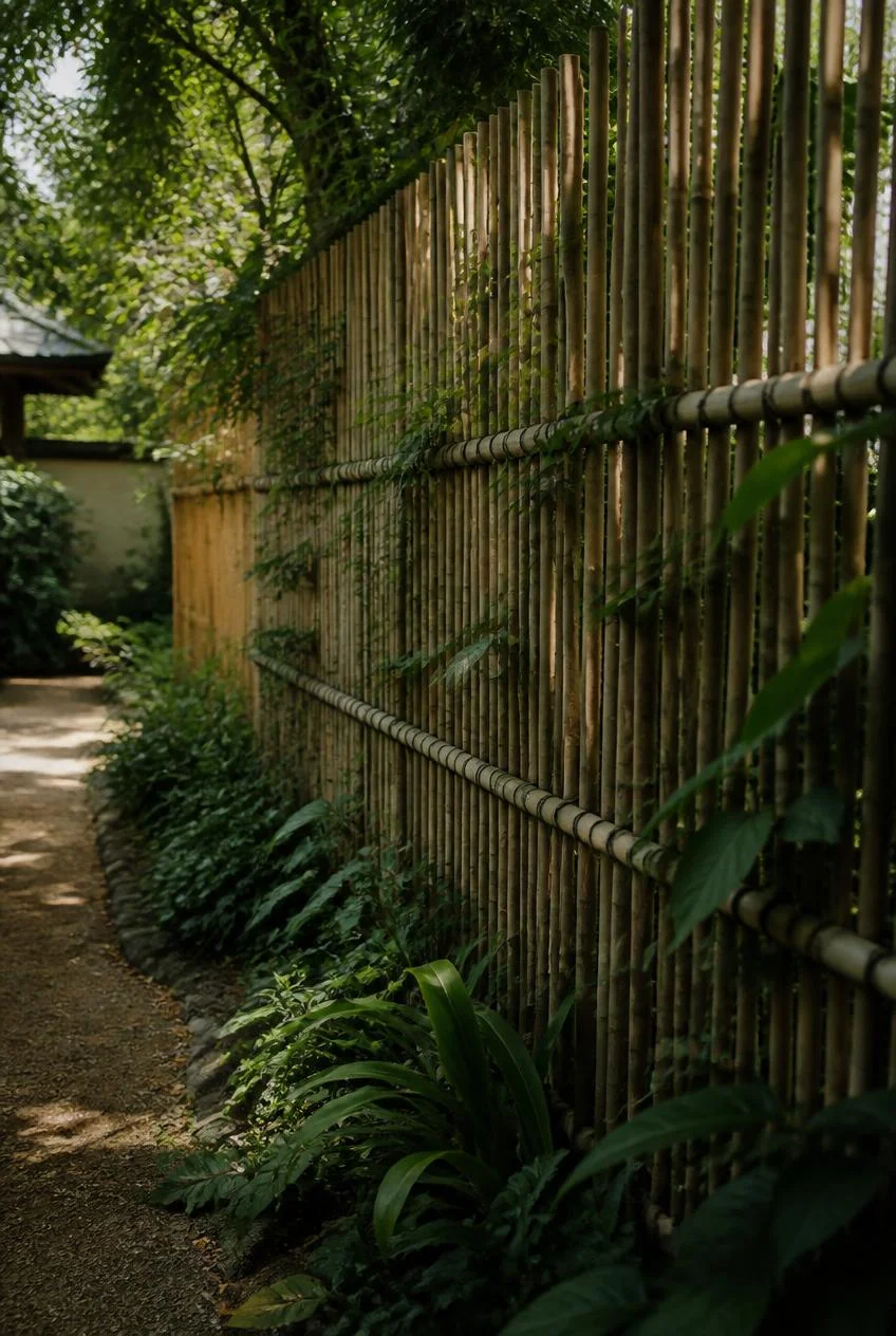 Bamboo Fencing and Natural Screens