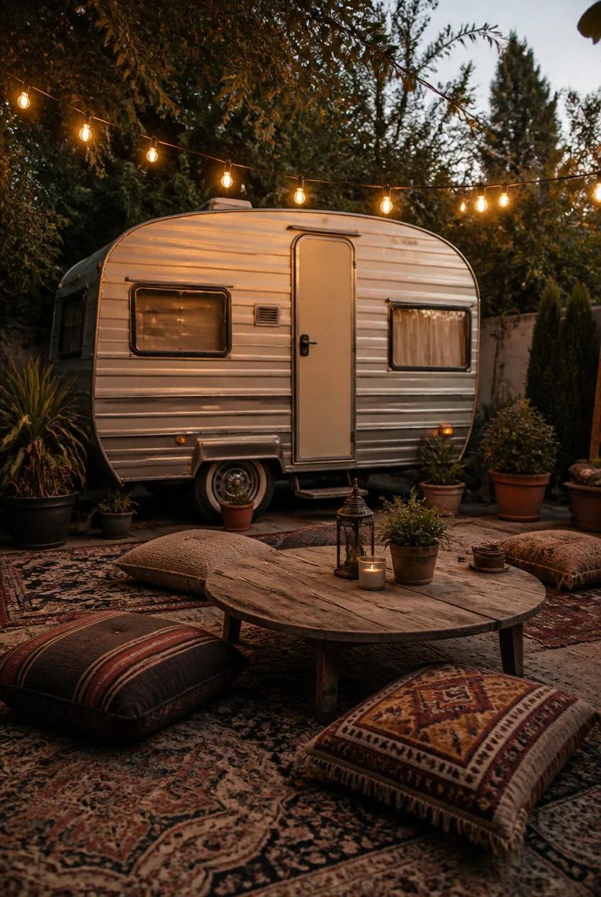 Vintage Camper Lounge Corner