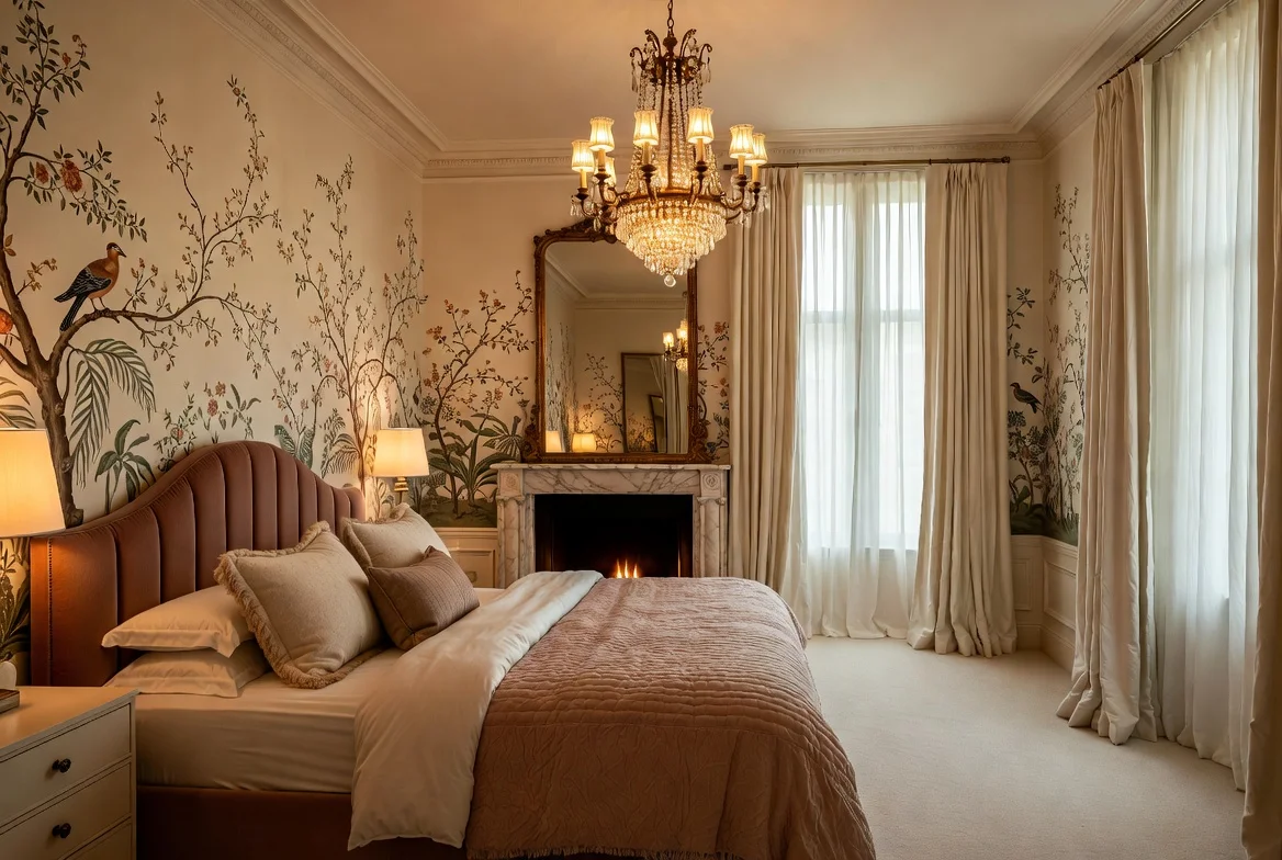 12 Bedroom Wallpaper Designs for a Beautiful and Elegant Boudoir