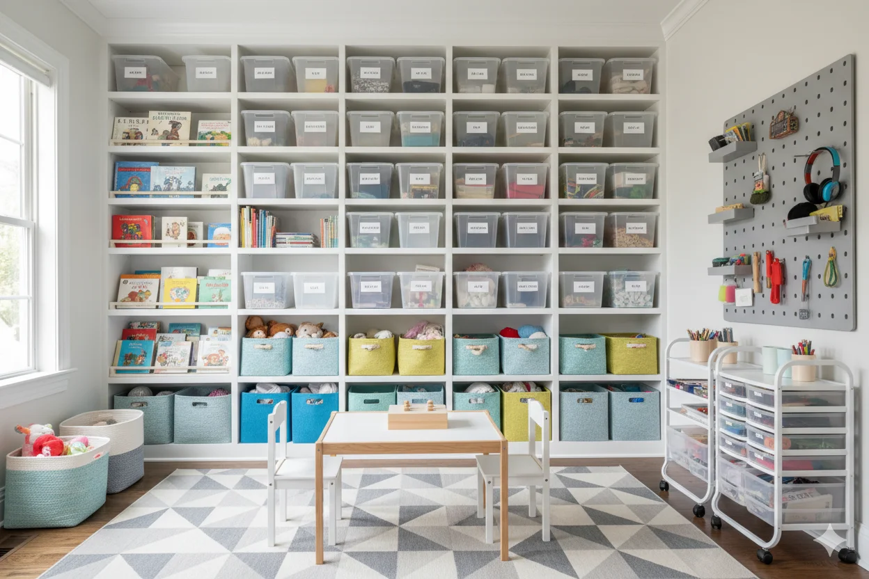 25 Kids Organization Hacks to Keep Your Home Clean & Clutter-Free