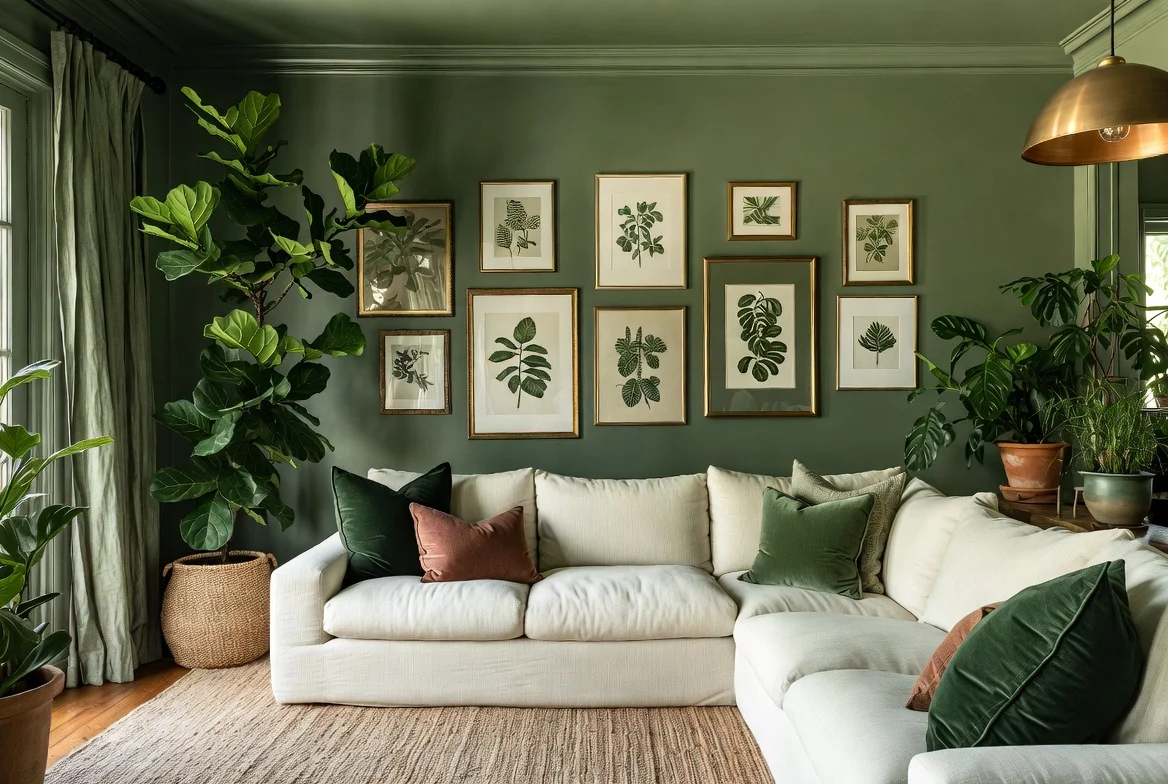 20 Green Living Room Decor Ideas for a Fresh, Cozy and Stylish Home