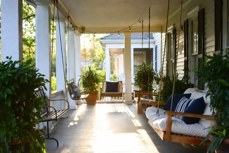 Front Porch Swing Ideas: 15 Stylish and Cozy Designs for Your Outdoor Space