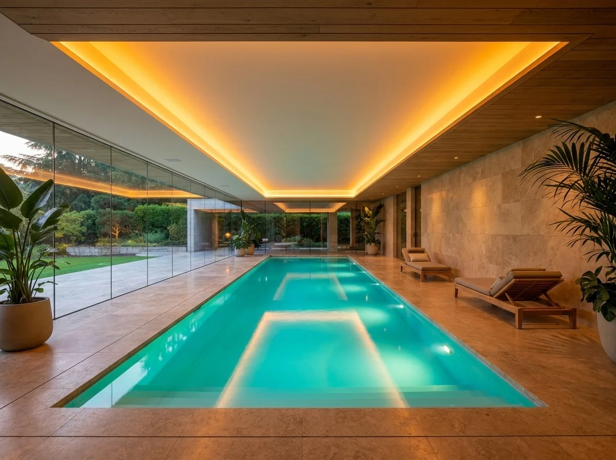 15 Modern Indoor Pool Designs for a Luxurious and Stylish Home