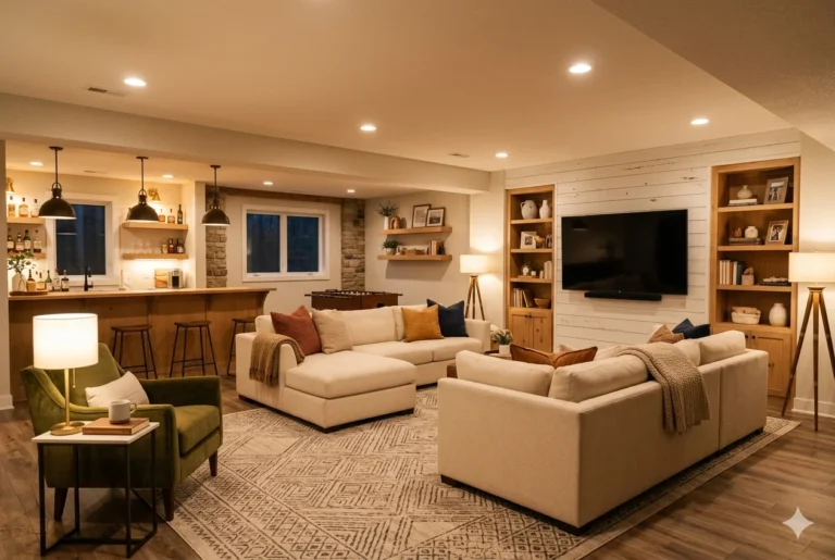 20 Cozy Basement Ideas for a Warm and Inviting Family Space