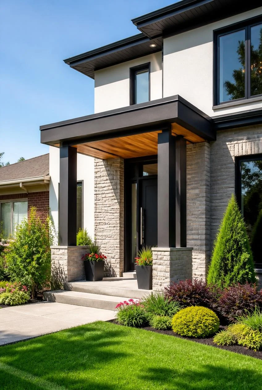27 Front Door Overhang Ideas That Boost Curb Appeal Instantly
